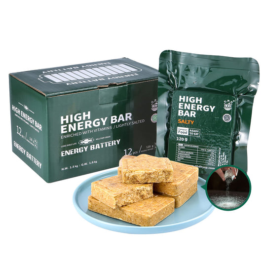 Emergency Food Ration Bars, Chocolate Flavor Survival Tabs Supply for Outdoor Camping Emergency Snowstorm Earthquake Disaster Preparedness Kit With Long Self Life 12 Count