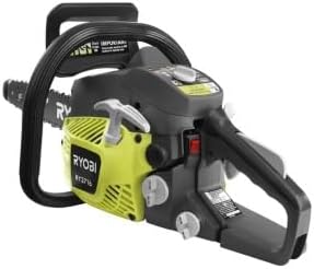 RYOBI 16 in. 37cc 2-Cycle Gas Chainsaw with Heavy-Duty Case, Green, RY3716