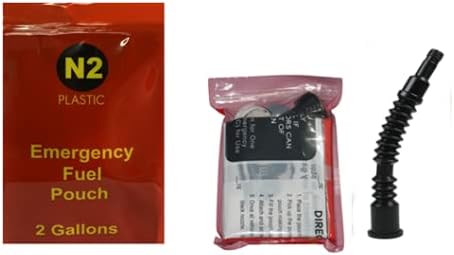 2-Gallon Foldable Gas Pouch for Motorcycles, Cars & Emergency Storage