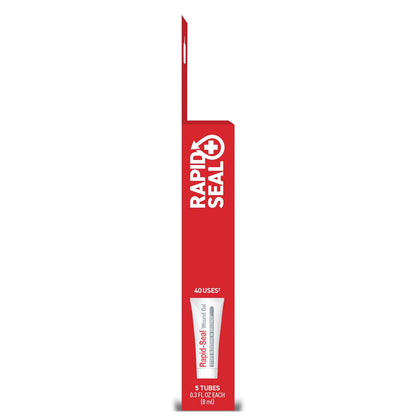 Rapid-Seal Hemostatic Wound Gel, 2 Tube, Stops Bleeding in Seconds