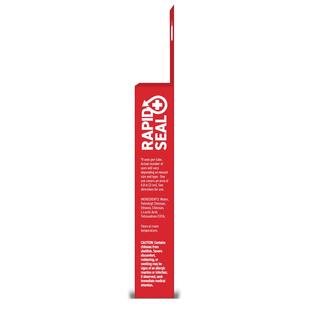 Rapid-Seal Hemostatic Wound Gel, 2 Tube, Stops Bleeding in Seconds
