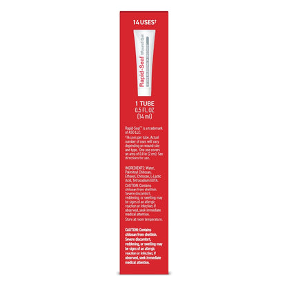 Rapid-Seal Hemostatic Wound Gel, 2 Tube, Stops Bleeding in Seconds