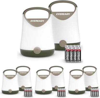 Eveready LED Camping Lantern X-250, 2-Pack, Water-Resistant, 100-Hour Runtime