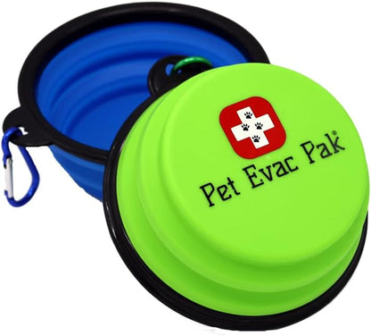 Emergency Kit for Cats in Cinch Bag | First Aid, Food, Water, Litter Box, Safety Supplies