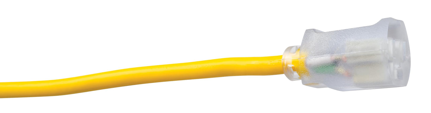 Southwire 100-Foot All-Weather 16/3 Extension Cord with Lighted End, 01289