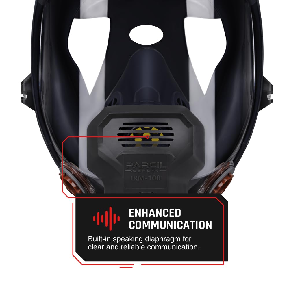 Parcil Distribution Full-Face Respirator and Filter Options