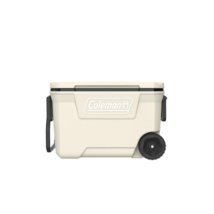 Coleman Classic Series Insulated Portable Rolling Cooler with Wheels, Leak-Resistant Outdoor Hard Cooler Keeps Ice up to 5 Days, 100-Quart