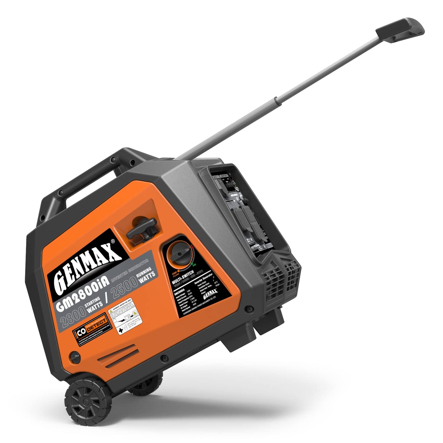 GENMAX Generator，EPA Compliant, Eco-Mode Feature, Ultra Lightweight for Backup Home Use & Camping