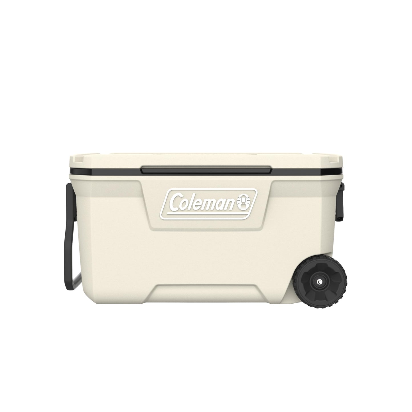 Coleman Classic Series Insulated Portable Rolling Cooler with Wheels, Leak-Resistant Outdoor Hard Cooler Keeps Ice up to 5 Days, 100-Quart