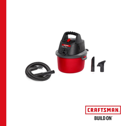 CRAFTSMAN CMXEVBE17250 2.5 Gallon 2.5 Peak HP Wet Dry Shop Vacuum