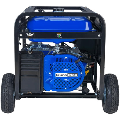 DuroMax XP12000EH 12,000-Watt Dual Fuel Portable Generator – Gas & Propane, Electric Start, Whole Home Backup Power, Transfer Switch Ready, RV & Emergency Ready