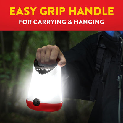 Eveready LED Camping Lantern X-250, 2-Pack, Water-Resistant, 100-Hour Runtime