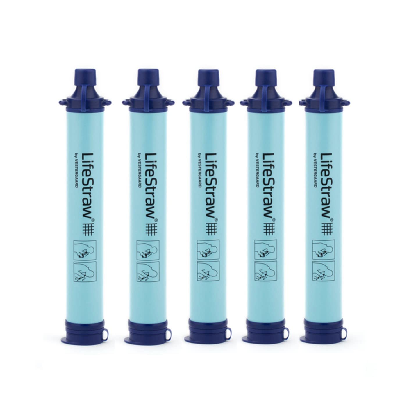 LifeStraw Personal Water Filter for Hiking, Camping, Travel, and Emergency Preparedness