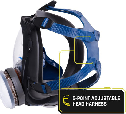 Parcil Distribution Full-Face Respirator and Filter Options