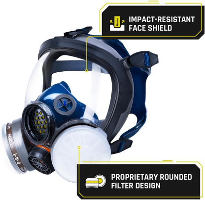Parcil Distribution Full-Face Respirator and Filter Options