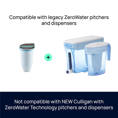 ZeroWater 10-Cup Pitcher Water Filter Removes PFOA/PFAS