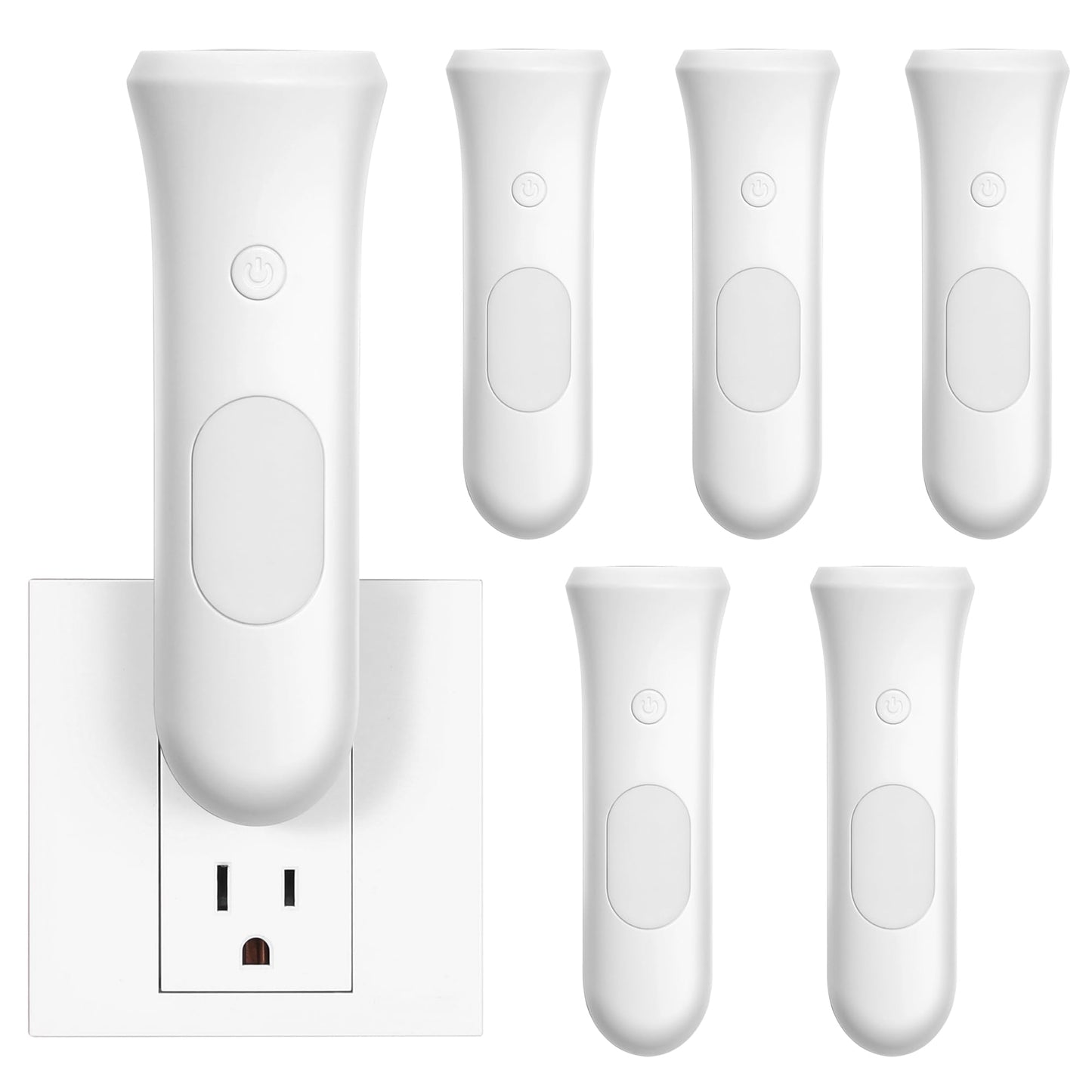 ROSSEX 4 in 1 Emergency Lights for Home Power Failure, 3 Pcs Rechargeable LED Flashlight Plug in Wall, Automatic Turn-On Power Outage Night Light Flashlight for Hurricane Preparedness Items