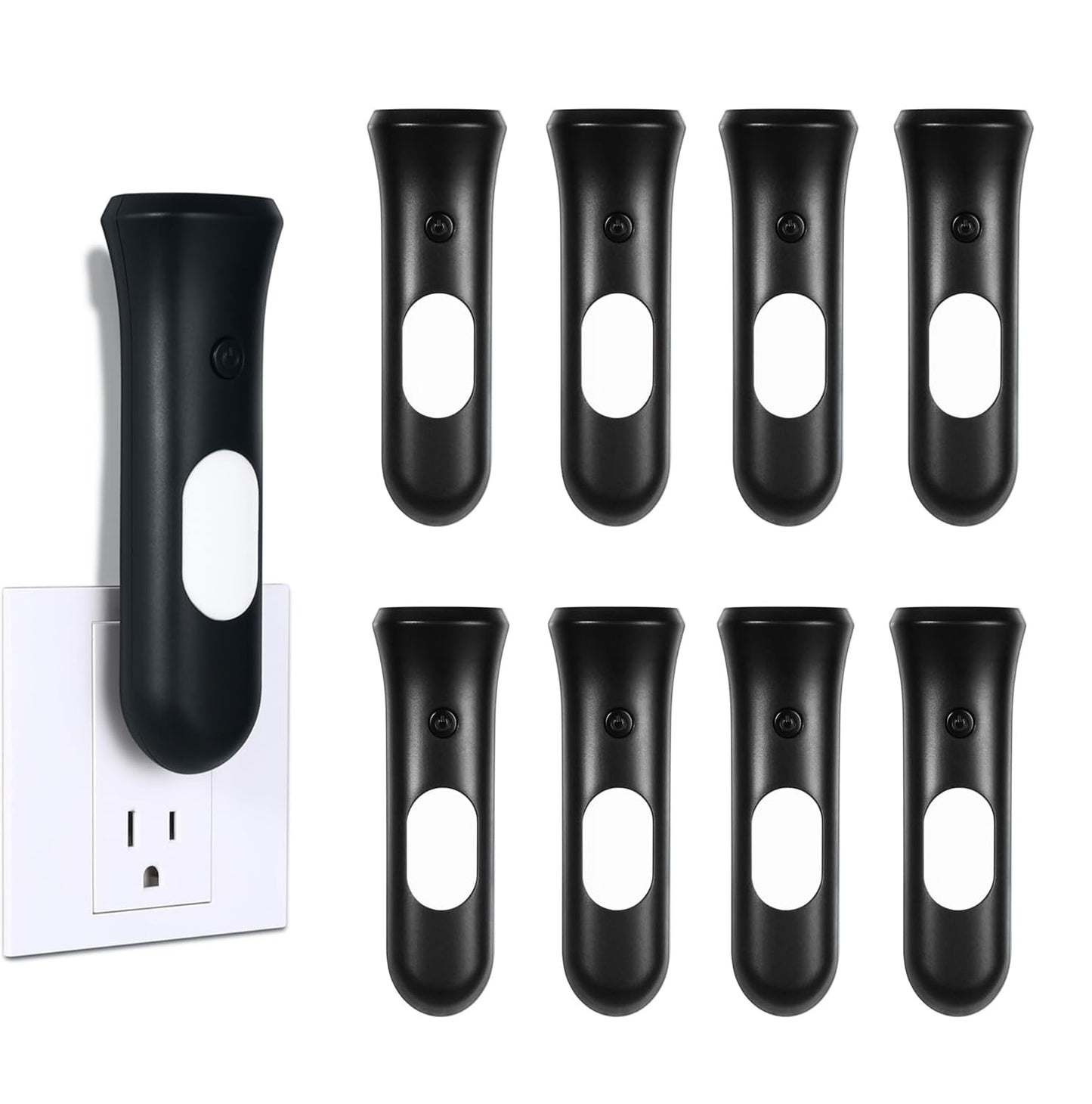 ROSSEX 4 in 1 Emergency Lights for Home Power Failure, 3 Pcs Rechargeable LED Flashlight Plug in Wall, Automatic Turn-On Power Outage Night Light Flashlight for Hurricane Preparedness Items