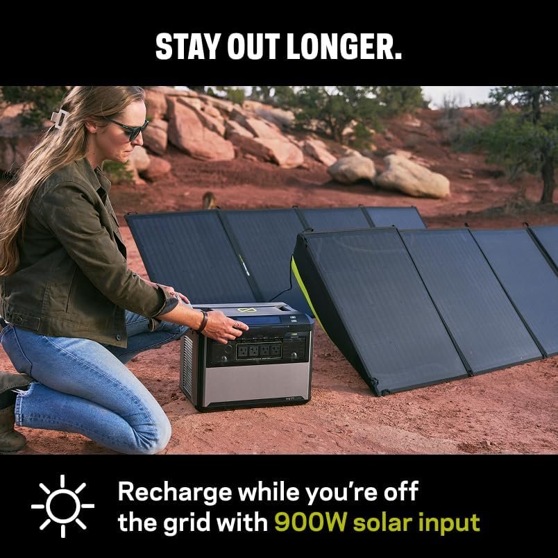 Goal Zero Yeti 1500 Portable Power Station, 1505Wh LiFePO4