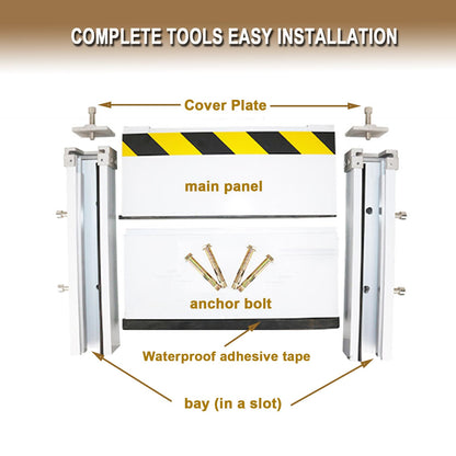 Aluminum Flood Barrier, Flood Protection Barrier(39.37x15.75in)