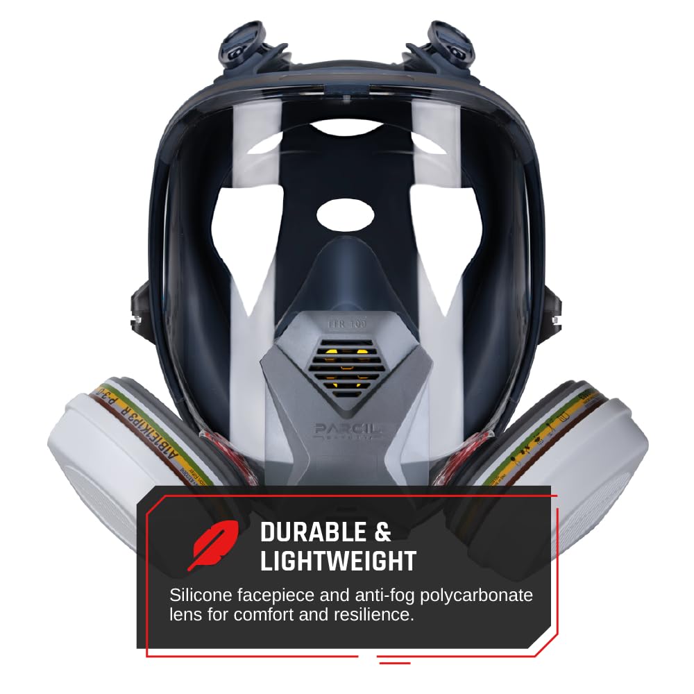 Parcil Distribution Full-Face Respirator and Filter Options