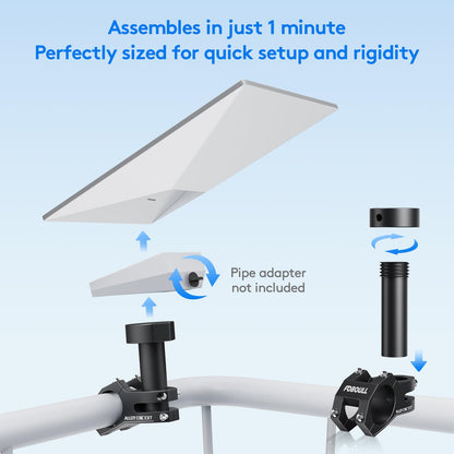 Starlink Mini Tripod Mount Kits, WindPro Wind-Resistant Design, Adjustable Height and Angle Tripod Mounting Kit with Starlink Mini Satellite for Camping and RV Travel