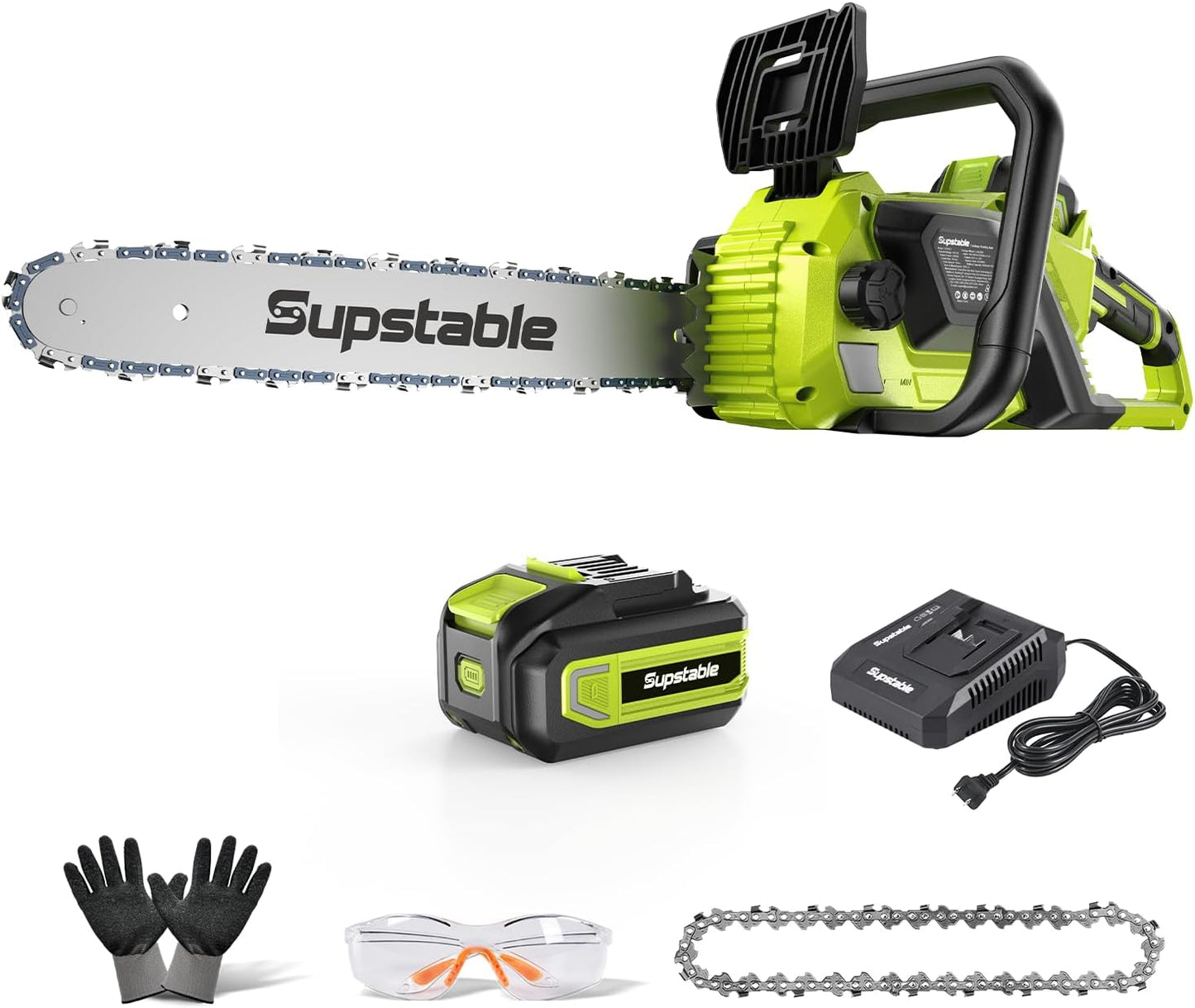 Mini Chainsaw Cordless, 8 Inch & 6 Inch Electric Chainsaw Battery Powered, 1000W Brushless Handheld Power Chain Saw with 2 Batteries, Small Tree Saw for Branch Trimming Wood Cutting
