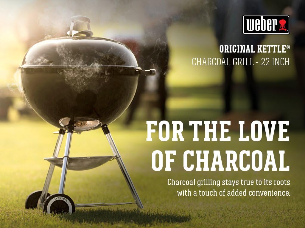 Weber® Original Kettle Charcoal Grill, 22-Inch, Black