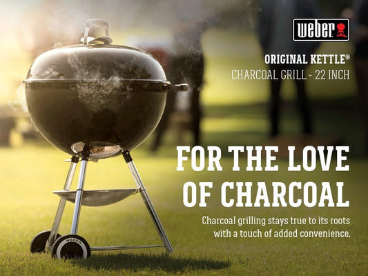 Weber® Original Kettle Charcoal Grill, 22-Inch, Black