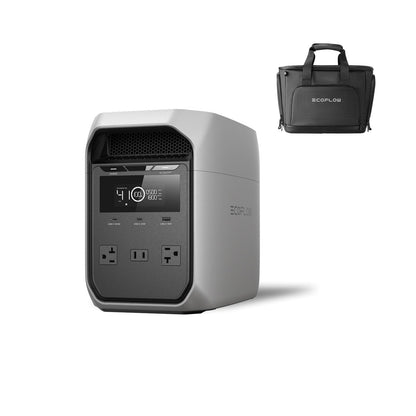 EF ECOFLOW Solar Generator Delta 2 with 220W Solar Panel, 1024Wh LFP(LiFePO4) Battery, 1800W AC/100W USB-C Output, Fast Charging Portable Power Station for Home Backup Power, Camping & RVs
