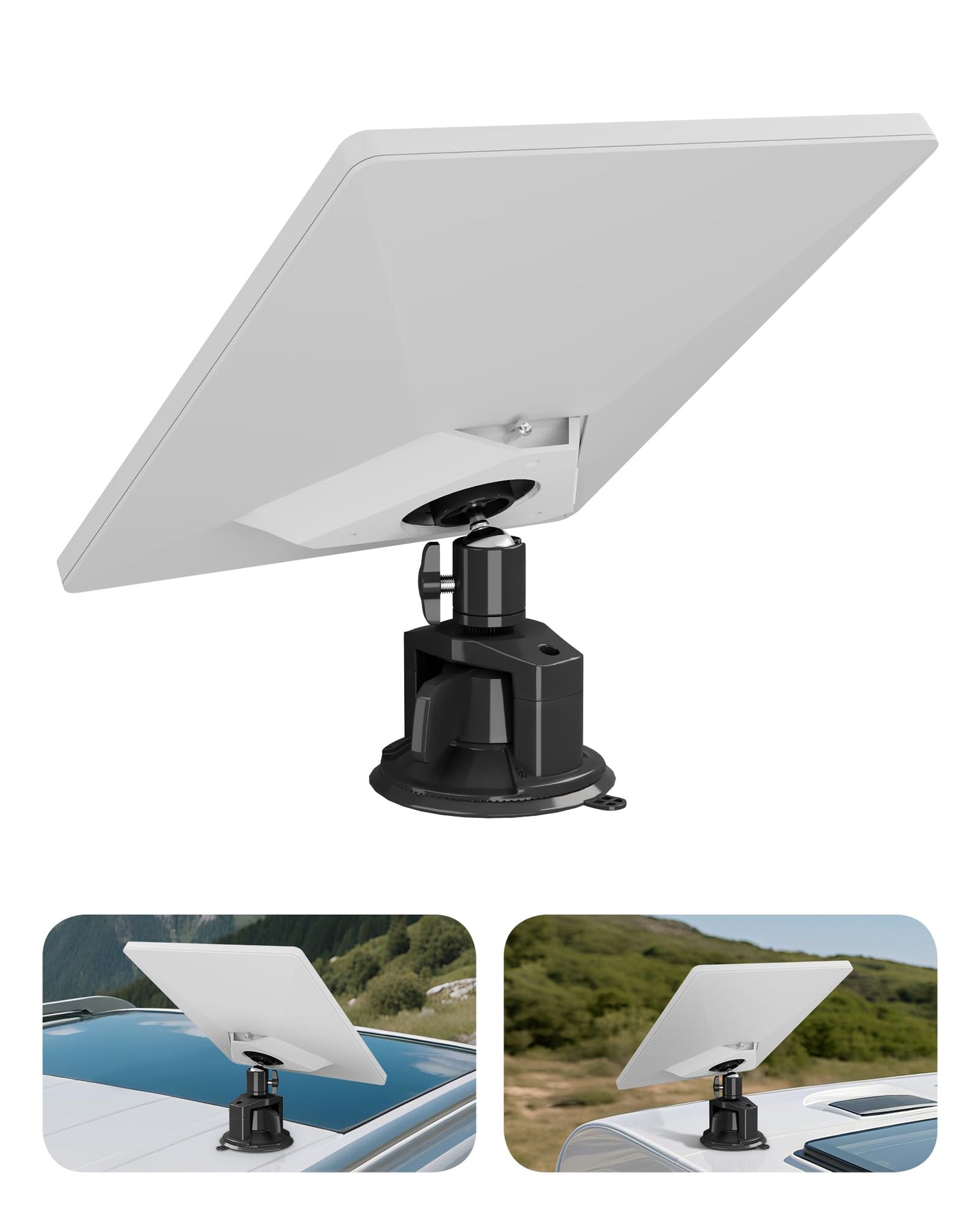 Starlink Mini Tripod Mount Kits, WindPro Wind-Resistant Design, Adjustable Height and Angle Tripod Mounting Kit with Starlink Mini Satellite for Camping and RV Travel
