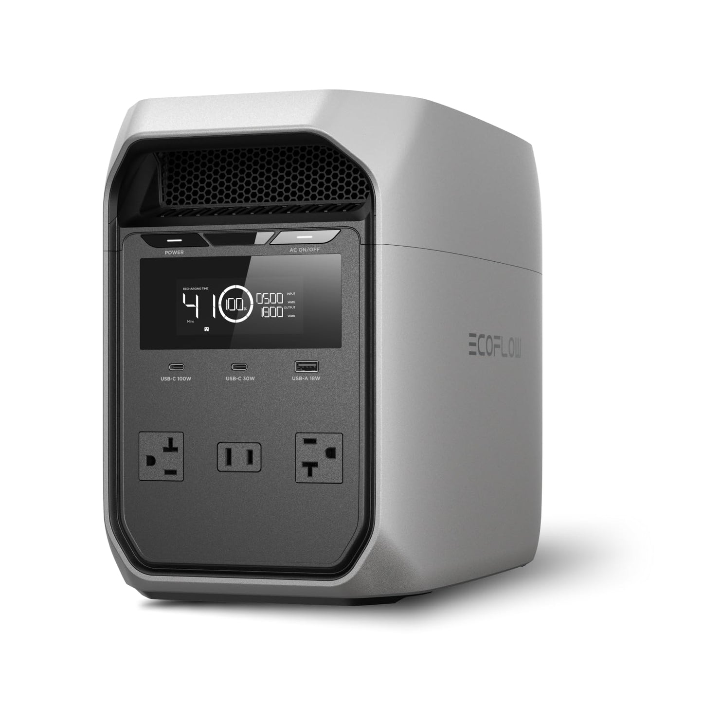 EF ECOFLOW Solar Generator Delta 2 with 220W Solar Panel, 1024Wh LFP(LiFePO4) Battery, 1800W AC/100W USB-C Output, Fast Charging Portable Power Station for Home Backup Power, Camping & RVs