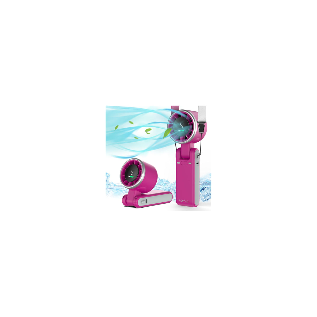 PlayHot Portable Handheld Turbo Fan, Travel Essentials, Gifts for Women/Men