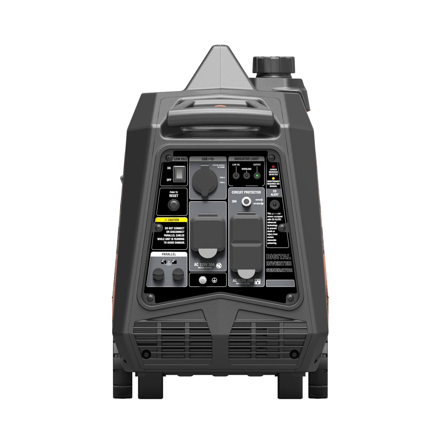 GENMAX Generator，EPA Compliant, Eco-Mode Feature, Ultra Lightweight for Backup Home Use & Camping
