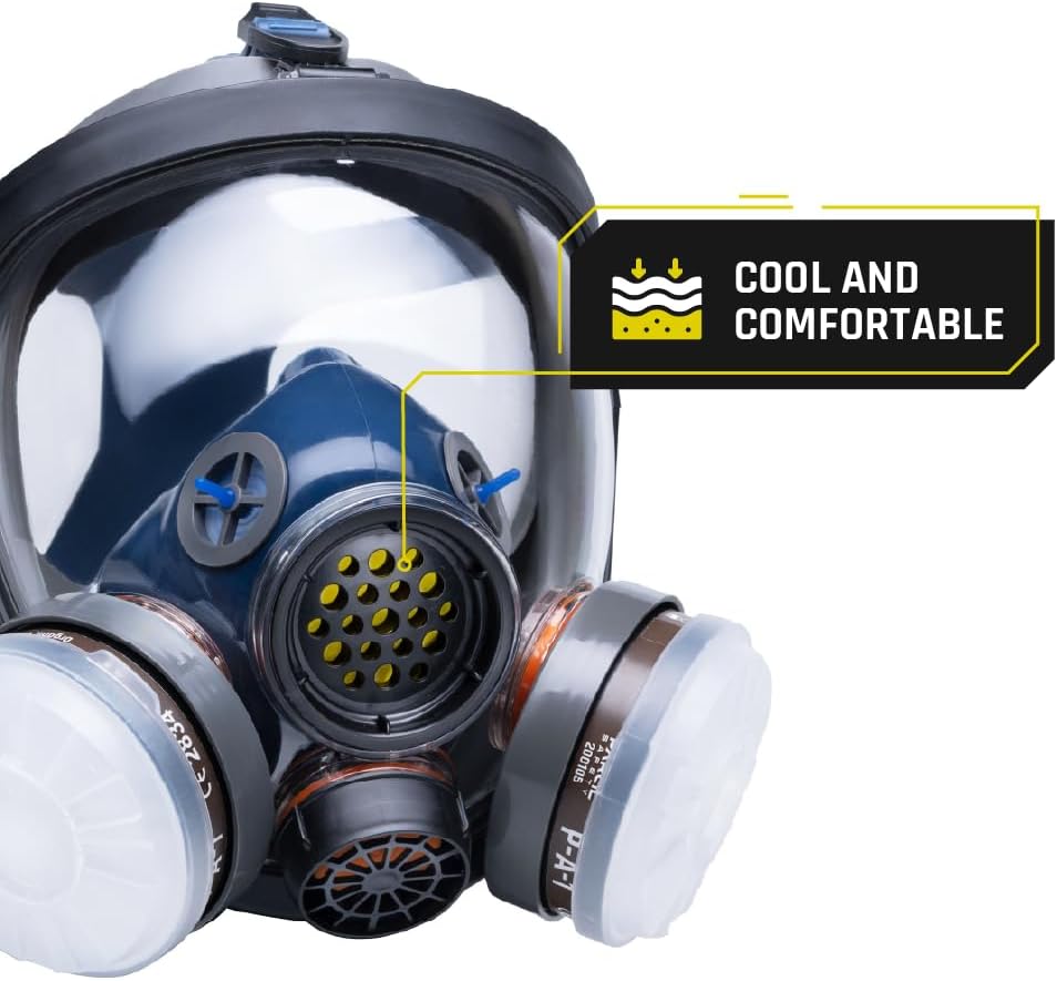 Parcil Distribution Full-Face Respirator and Filter Options