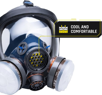 Parcil Distribution Full-Face Respirator and Filter Options