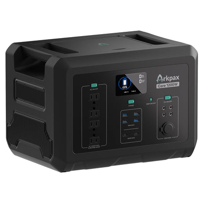 Portable Power Station 300W, 600W Peak Backup LiFePO4 Battery 192Wh Solar Generator with 120V Pure Sine Wave AC Outlet for Camping Emergency Travel Outdoor Home Blackout