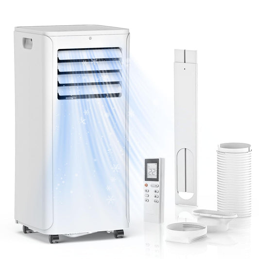 Portable Air Conditioner, 3-in-1 8500 BTU AC Unit with Fan & Dehumidifier – Quiet Cooling for Bedroom, Home Office up to 450 sq.ft, Includes Complete Window Mount Kit