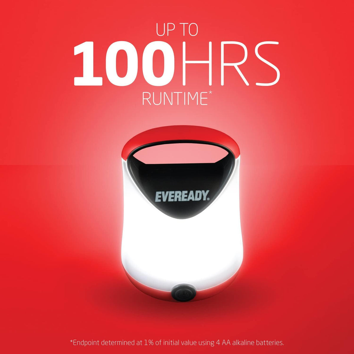 Eveready LED Camping Lantern X-250, 2-Pack, Water-Resistant, 100-Hour Runtime