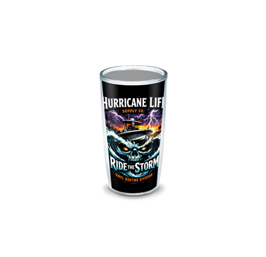 Hurricane Life Supply Co Ride the Storm Insulated Tumbler 16 oz.