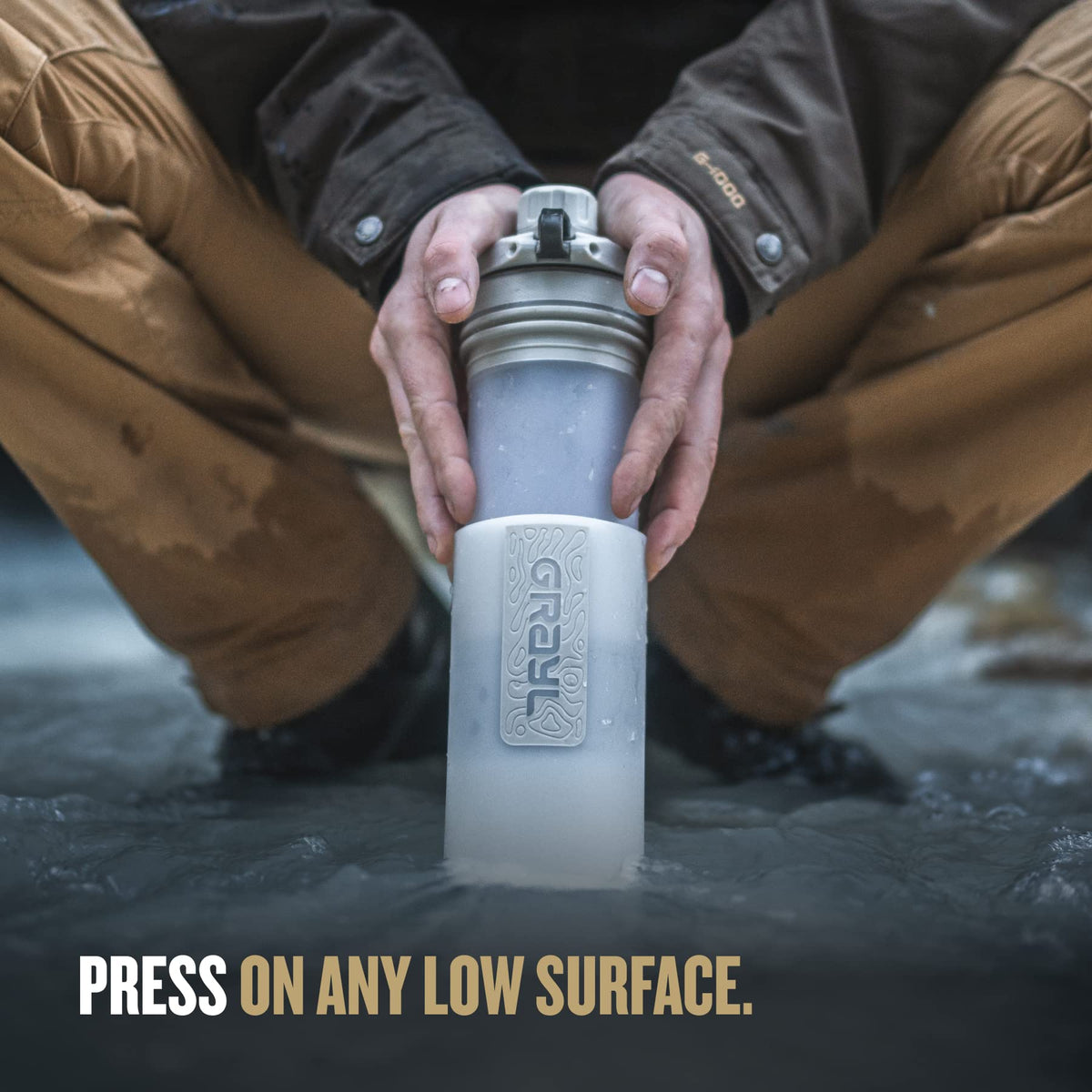 GRAYL GeoPress 24 oz Water Purifier Bottle