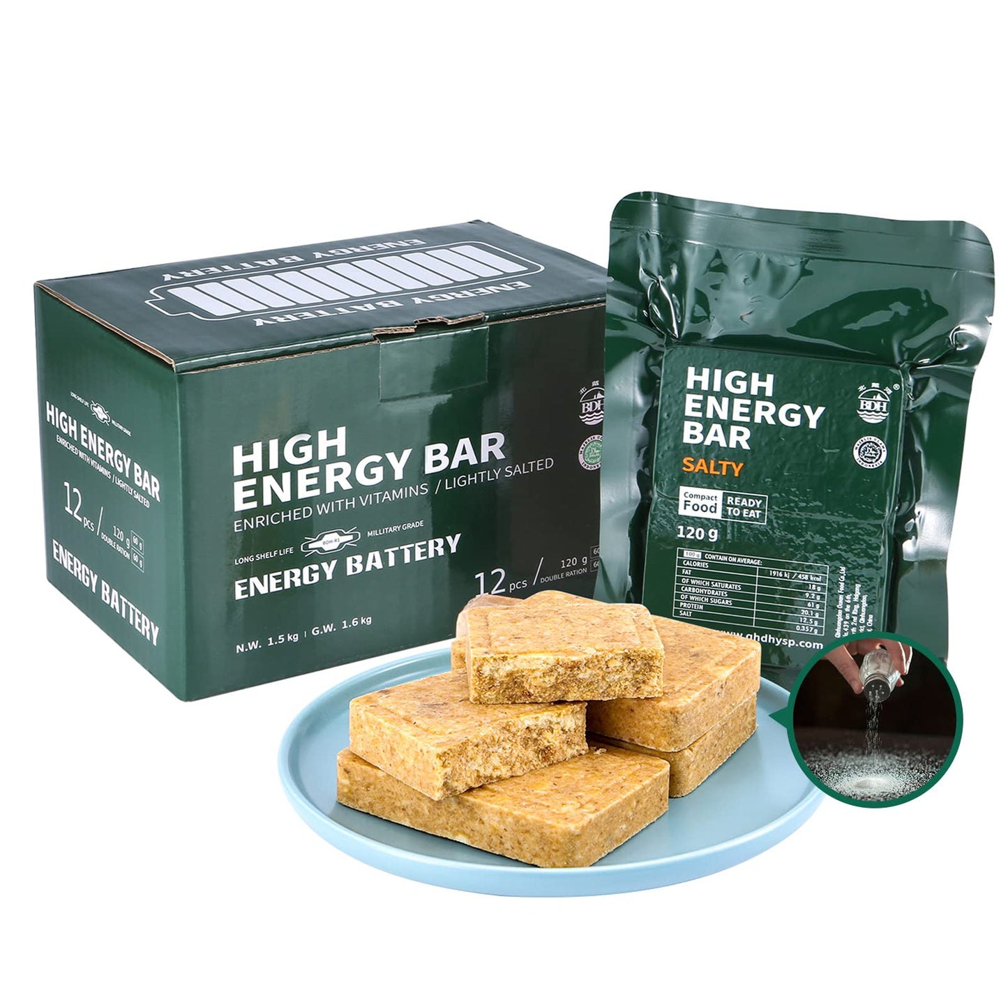 Emergency Food Ration Bars, Chocolate Flavor Survival Tabs Supply for Outdoor Camping Emergency Snowstorm Earthquake Disaster Preparedness Kit With Long Self Life 12 Count