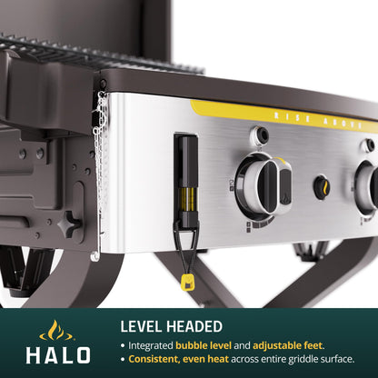 HALO Elite4B Outdoor Griddle, 4-Burner, 720 sq. in. Wind-Resistant Propane Cooking Surface