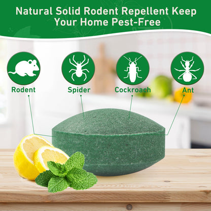 Pest Rodent Repellent,18 Pack Peppermint Oil Repellent for Mouse Rats Spider Roach Ant Squirrel Pest Control Indoor & Outdoor, Natural Mice Deterrent Replace Trap Poisoning Family & Pet Safe Green