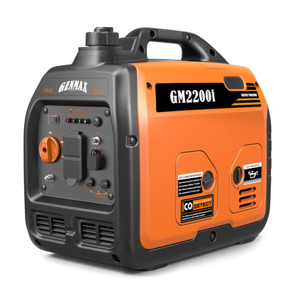 GENMAX Generator，EPA Compliant, Eco-Mode Feature, Ultra Lightweight for Backup Home Use & Camping