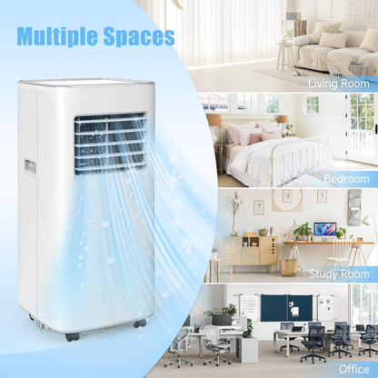 Portable Air Conditioner, 3-in-1 8500 BTU AC Unit with Fan & Dehumidifier – Quiet Cooling for Bedroom, Home Office up to 450 sq.ft, Includes Complete Window Mount Kit