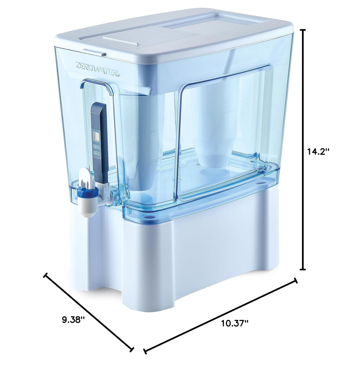 ZeroWater 10-Cup Pitcher Water Filter Removes PFOA/PFAS