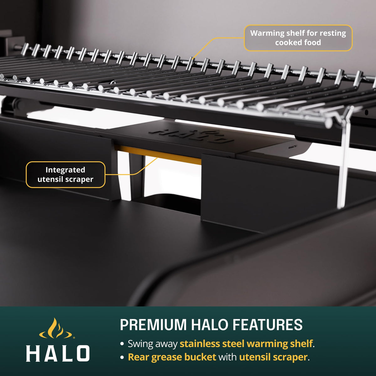 HALO Elite4B Outdoor Griddle, 4-Burner, 720 sq. in. Wind-Resistant Propane Cooking Surface