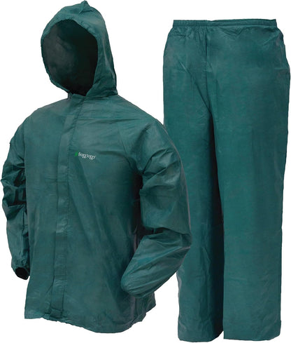 FROGG TOGGS Men’s Ultra-Lite2 Rain Suit, Waterproof Raincoat and Pant Set