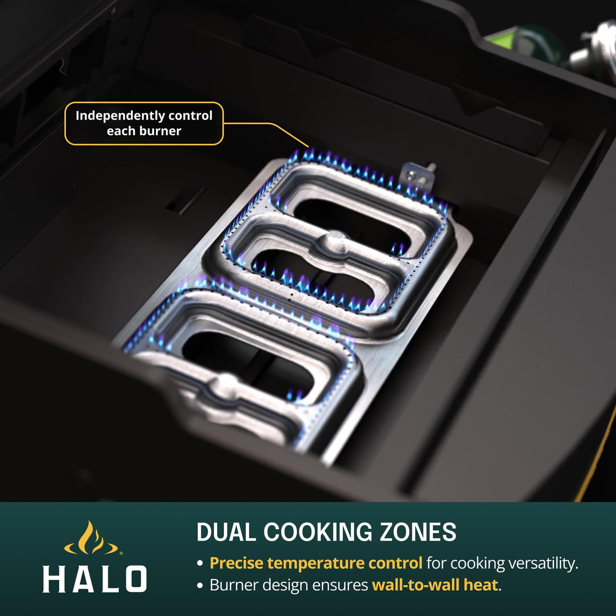 HALO Elite4B Outdoor Griddle, 4-Burner, 720 sq. in. Wind-Resistant Propane Cooking Surface